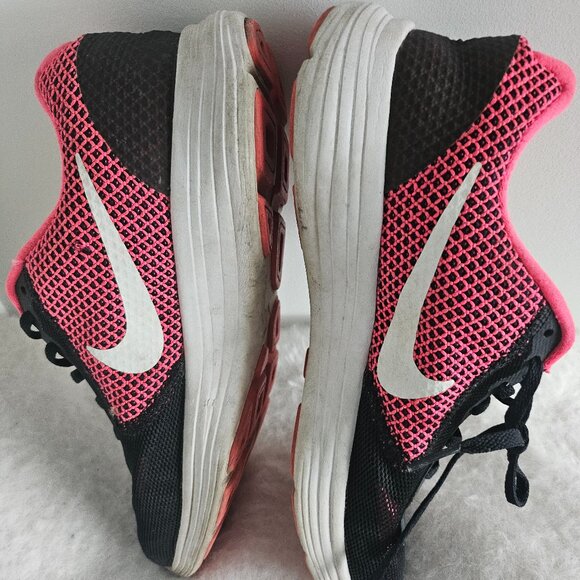 Nike Revolution 3 Black ang Pink Trainers Sneakers Runners 8 - Picture 5 of 6